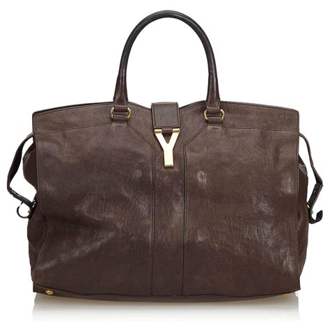 sac a main yves saint laurent marron|Sacs à main YVES SAINT LAURENT marrons .